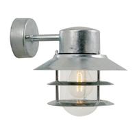 Nordlux Blok Outdoor Galvanized Steel Wall Light Coastal/marine Safe Silver,mains