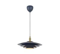 Nordlux Bretagne Indoor Pendant Light Grey Metal G9 Layered Shades - Kitchen, Bedroom, Living Room Mains Powered, IP20