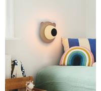 Nordlux Bruna Bear wall light with cable and plug
