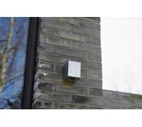 Nordlux Canto Outdoor Patio Terrace Metal Wall Light In Stainless Steel (Diam) 8.7Cm