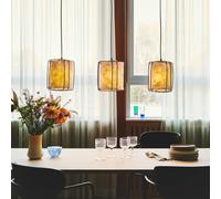 Nordlux Cardine pendant light, 3-bulb, paper, metal
