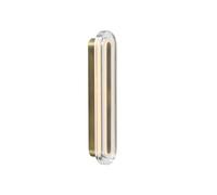 Nordlux Cavara Wall Light Brass Plastic Bathroom LED IP44 3000/4000k Mains in Gold Nordlux Gold