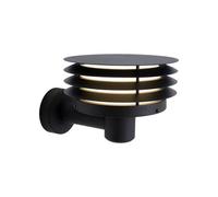 Nordlux Cirella Outdoor Wall Light Black Metal Solar E27 Sensor Coastal/marine Safe - Mains Powered, Ip54
