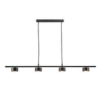 Nordlux Clyde LED pendant light, 4-bulb, straight