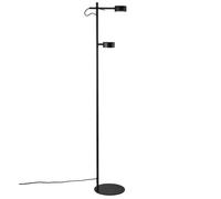 Nordlux Clyde LED floor lamp, 2-bulb, with dimmer
