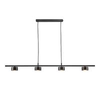 Nordlux Clyde Indoor Pendant/Ceiling Light Black Metal, Intergrated LED with Adjustable Cable-Bedroom, Living Room, Kitchen, Office, Bedside or Study. IP20, Class 2 (Double Insulated)