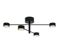 Nordlux Clyde Indoor Rail Light Black Metal Intergrated LED 3-Level Dimming - Kitchen, Dining Room, Hallway Mains Powered, IP20