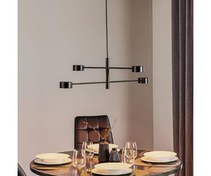 Nordlux Clyde LED pendant light, 4-bulb, 2-step