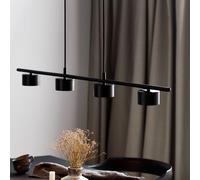 Nordlux Clyde LED pendant light, 4-bulb, straight