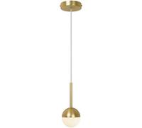 Nordlux Contina Metal Pendant Light Hand Blown Glass Brass,mains
