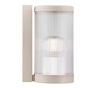Nordlux Coupar Modern Sand Plastic Wall Light - Garden, Patio, Entrance Mains