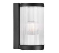 Nordlux Coupar Outdoor Wall Light Black Plastic Solar E27 Sensor Weatherproof - Mains Powered, IP54 Nordlux Black