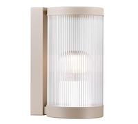 Nordlux Coupar Outdoor Wall Light Plastic E27 Weatherproof - Garden, Patio, Entrance Mains Powered, IP54 (Sand)