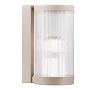Nordlux Coupar Outdoor Wall Light Sand Plastic Solar E27 Sensor Weatherproof - Mains Powered, IP54 in Beige Nordlux Beige
