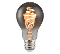 Deco E27 A60 Spiral Dim 1800 Kelvin 120 Lumen Light Bulb In Smoked Nordlux Black One Size