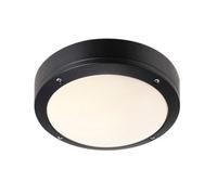 Nordlux Desi Outdoor Aluminium Ceiling Light Dual Mount Black,mains