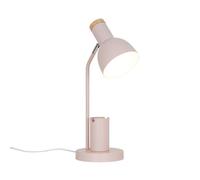 Nordlux Devone Metal Table Lamp Pen & Phone Holder Pink,mains