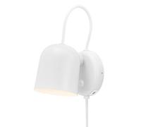 Nordlux DFTP Angle Indoor Wall Light/Wall Scones White Metal, GU10 25W Plug in & Mains Hardwire -Bedroom, Living Room, Kitchen, Office, Bedside or Study. IP20, Class 2 (Double Insulated)