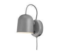Nordlux DFTP Angle Indoor Wall Light/Wall Scones Grey Metal, GU10 25W Plug in & Mains Hardwire -Bedroom, Living Room, Kitchen, Office, Bedside or Study. IP20, Class 2 (Double Insulated)
