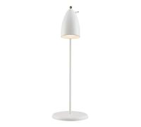 Nordlux Dftp Nexus 2 Swivel Joint Indoor Living Bedroom Table Lamp In White/telegrey (Diam) 10Cm