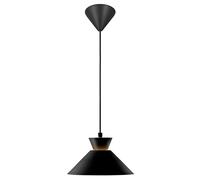 Nordlux Dial 25 Indoor Living Room Dining Office Hallway Pendant Ceiling Light In Black (Diam) 25Cm