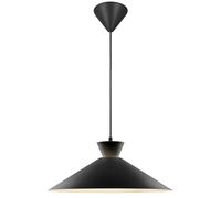 Nordlux Dial Metal Pendant Light Uplight Black,mains