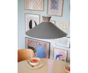 Nordlux Dial 45 Indoor Living Room Dining Office Hallway Pendant Ceiling Light In Grey (Diam) 45Cm