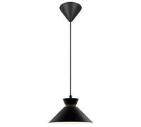 Nordlux Dial Pendant Light Black Metal Dining Room E27 Mains 25cm