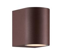 Nordlux Dion Outdoor Aluminium Wall Light Dark Sky Brown,mains