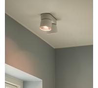 Nordlux Downlight Pitcher, GU10, 2-bulb, metal, white