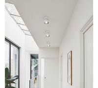 Nordlux Downlight Pitcher, white/silver, 1-bulb, metal, GU10