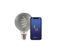 Nordlux Globe LED bulb E27 4.7W 1800K G95 100lm smoky