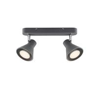 Nordlux Eik Indoor Spot Light Grey Metal GU10 Adjustable Head - Mains Powered, IP20 Nordlux Grey