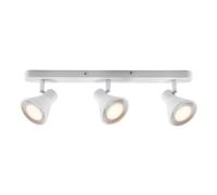 Nordlux Eik Indoor Spot Light Metal GU10 Adjustable Head - Kitchen, Dining Room, Hallway Mains Powered, IP20 (White)