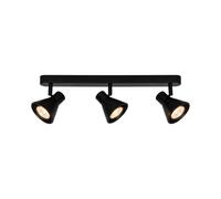 Nordlux Eik Indoor Spot Light Metal GU10 Adjustable Head - Kitchen, Dining Room, Hallway Mains Powered, IP20 (Black)