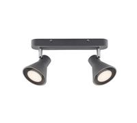 Nordlux Eik Metal Spot Light Adjustable Head Grey,mains
