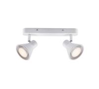 Nordlux Eik Metal Spot Light Adjustable Head White,mains
