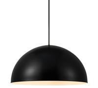 Nordlux Ellen 40 pendant light, metal lampshade, black