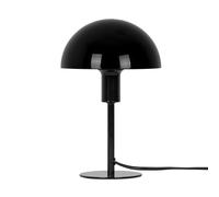 Nordlux Ellen Indoor Table Lamp Black Metal E14 Dome Shade - Mains Powered, IP20 Nordlux Black