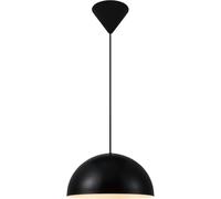 Nordlux Ellen Pendant Light Black Metal Dining Room E27 Mains 30cm