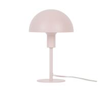 Nordlux Ellen Table Lamp Dusty Rose Metal Bedroom E14 Switch in Pink Nordlux Pink