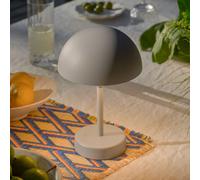 Nordlux Ellen To-Go LED rechargeable table lamp, grey, aluminium