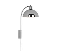 Nordlux Ellen 20 wall light with a cable + plug, chrome