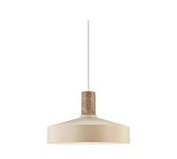 Nordlux Hanging light Elvas, beige, Ø 37 cm, metal/marble