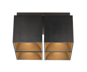 Nordlux Ethan 4-Spot | Surface downlight | Matt black - Black - Aluminium - 1