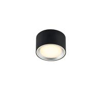 Nordlux Fallon 3 Step Dimming Indoor Downlight/Ceiling Light Black Metal, Intergrated LED Mains Powered-Bedroom, Living Room, Kitchen, Office, Bedside or Study. IP20, Class 2 (Double Insulated)