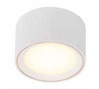 Nordlux Fallon Indoor Surface Downlight White Metal Intergrated LED 3-Level Dimming - Hallway, Kitchen, Bedroom Mains Powered, IP20