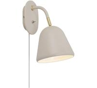 Nordlux Fleur wall light with beautiful brass details