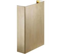 Nordlux Fold 15 Outdoor Patio Terrace Garden Wall Light In Brass (Height) 21Cm