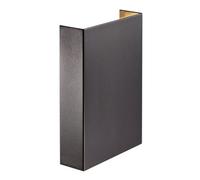 Nordlux Fold Outdoor Aluminium Wall Light Coastal/marine Safe Black,mains Led